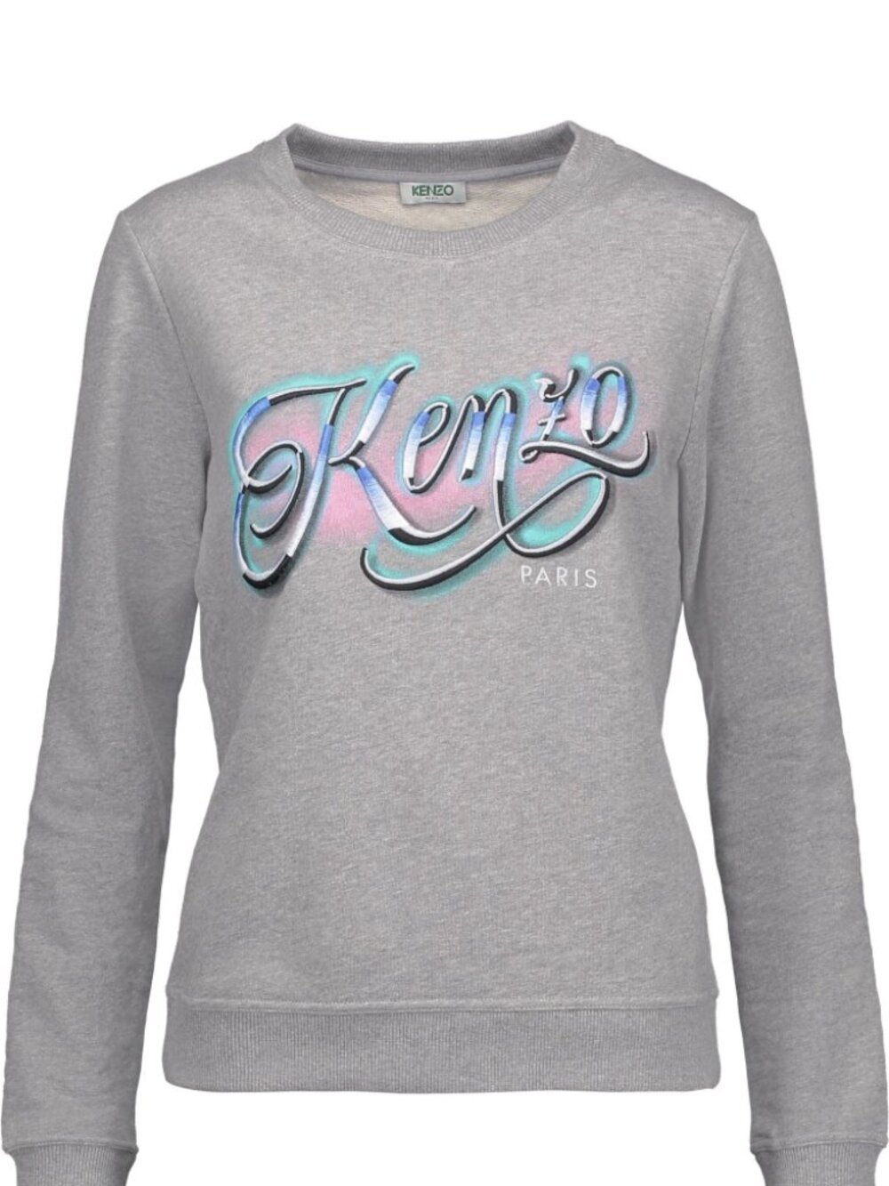 100% AUTH KENZO Grey Sweatshirt, 100% cotton, size M, excellent condition